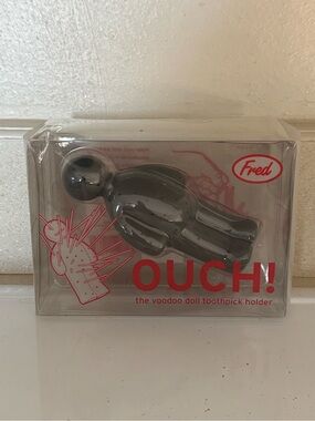 Fred OUCH Voodoo doll toothpick holder.